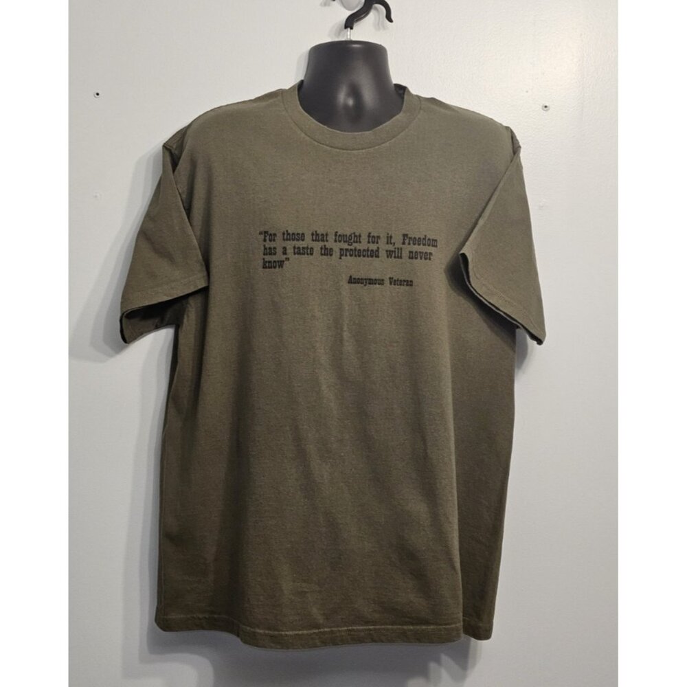 XL Military Veteran T Shirt, For Those That Fought For It